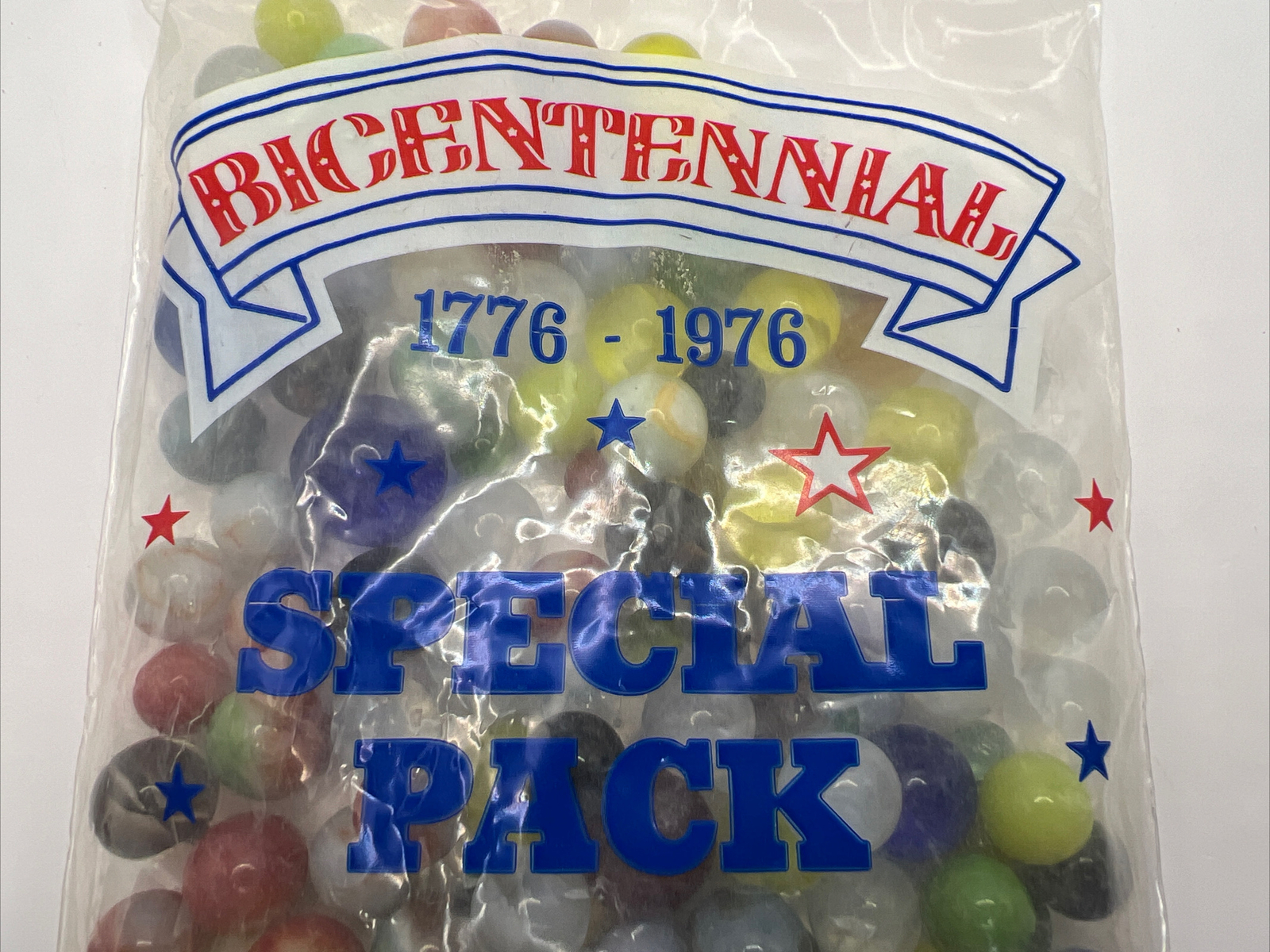 Marbles Bicentennial Collectors Pennsboro West Virginia Champion Agate Sealed T9