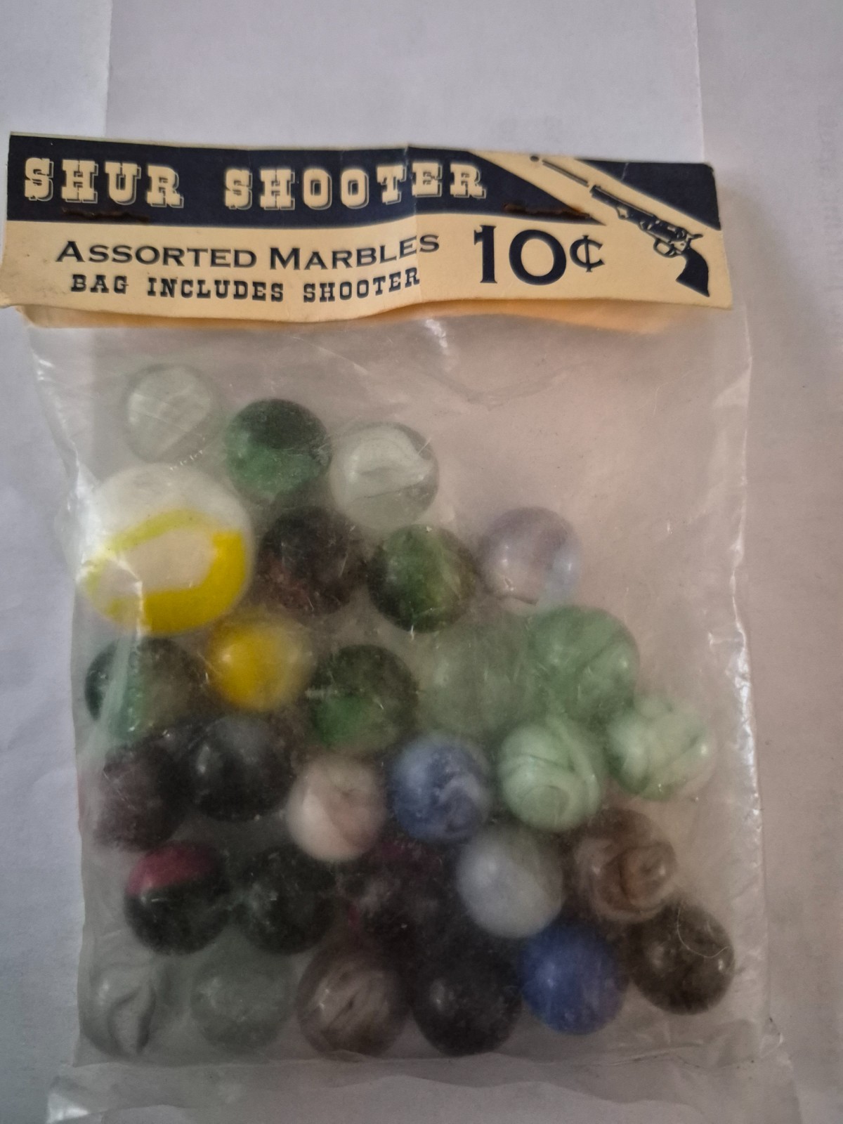Vintage Vitro Agates Marbles Sealed Bag of 25 Made in USA. TRULY STUNNING COLORS