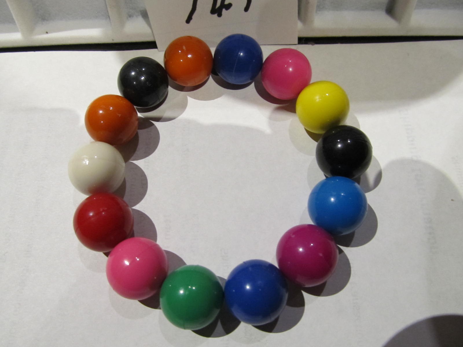 “WOW” SOMETHING REALLY DIFFERENT- SET OF 14 MAGNETIC MARBLES