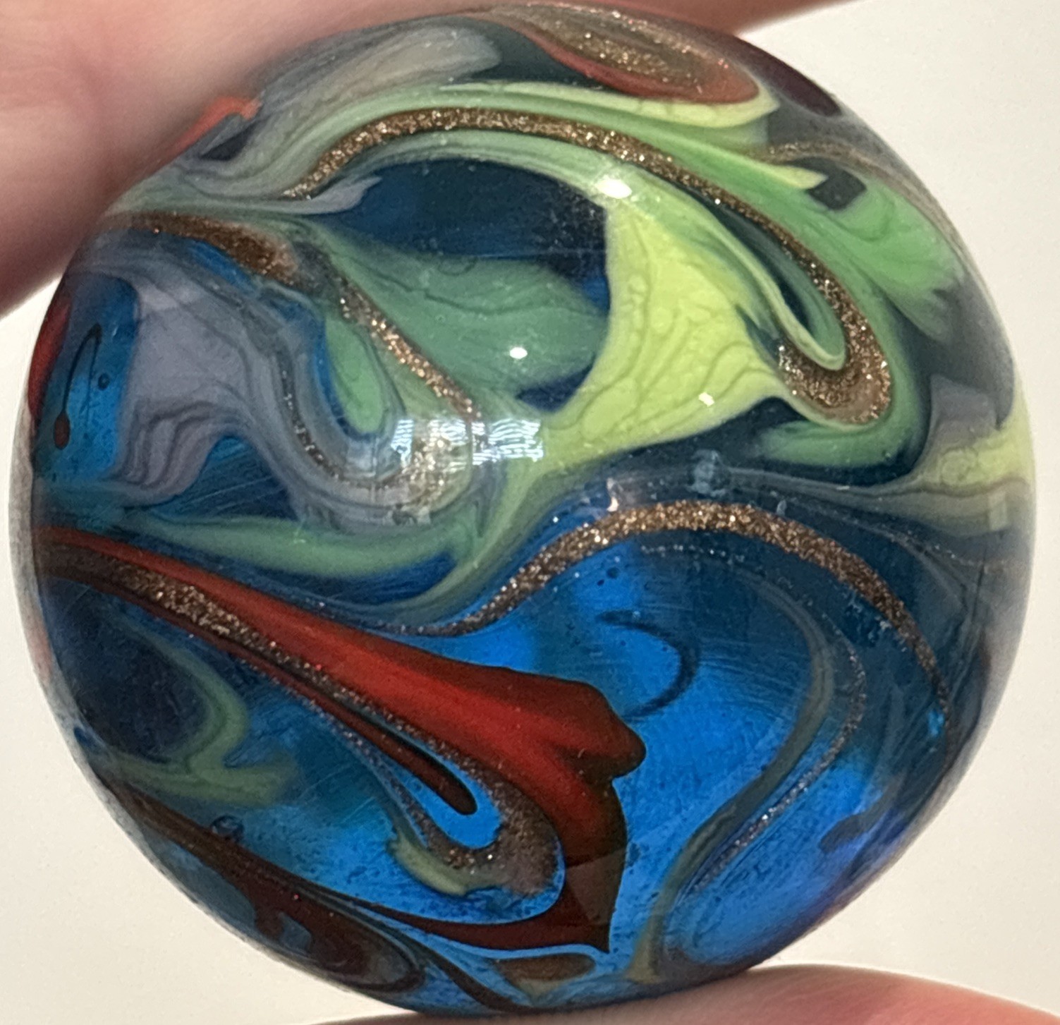 Stunning contemporary swirl marble #317