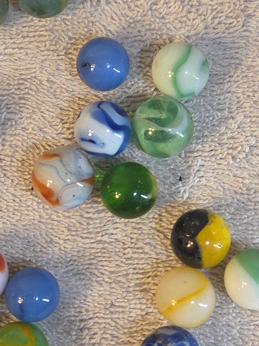 (75) Vintage marbles 1940s What You See Is What You Get