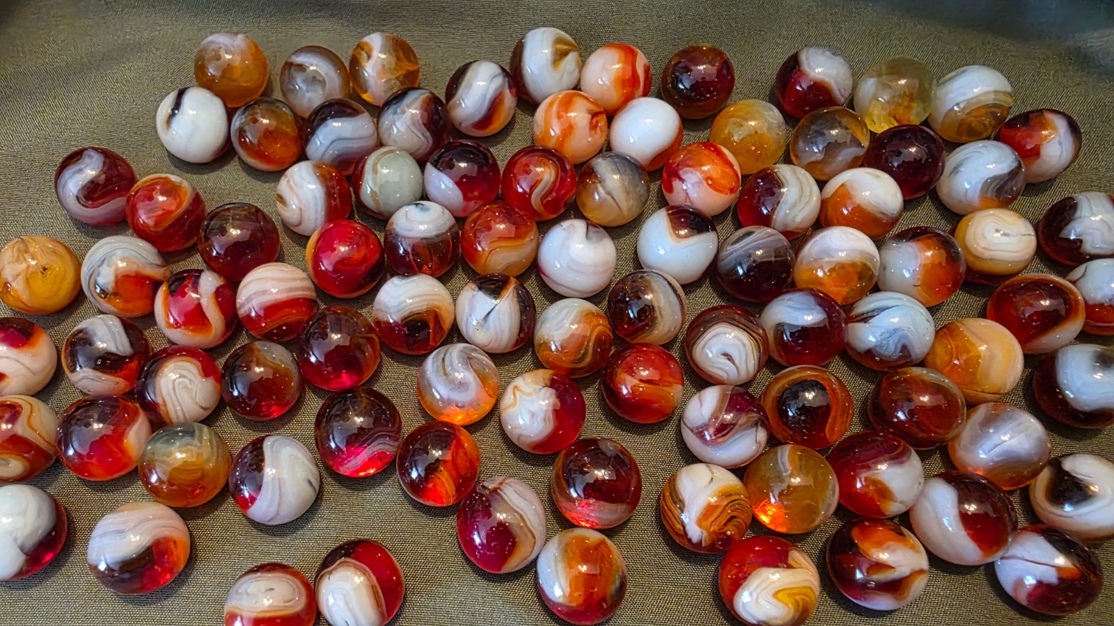 BIG Lot 3000 Vintage JABO Classics Marbles NOS Some UV Normal As-Mades Free Ship