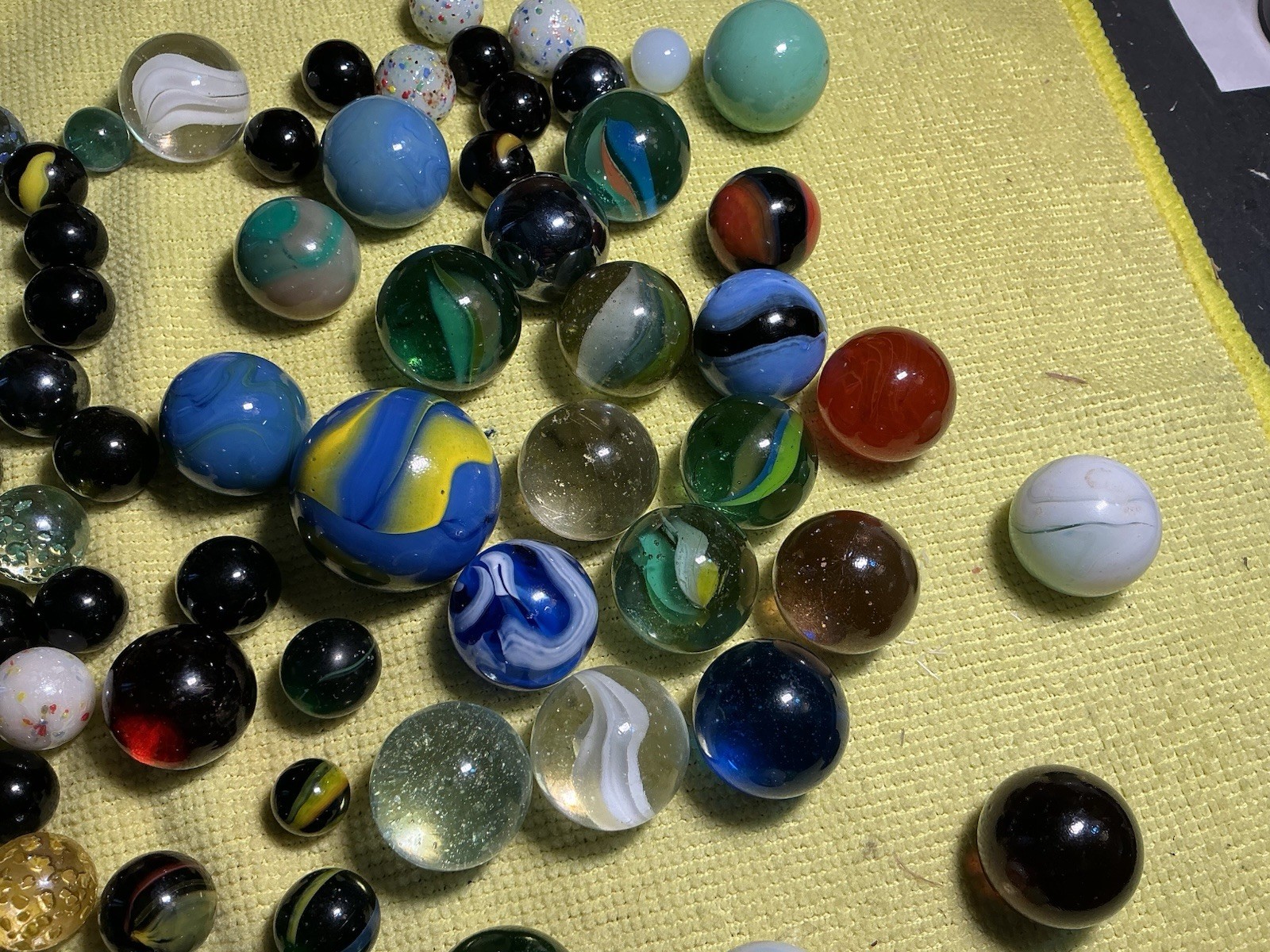 vintage marbles lot 14lbs Mixed