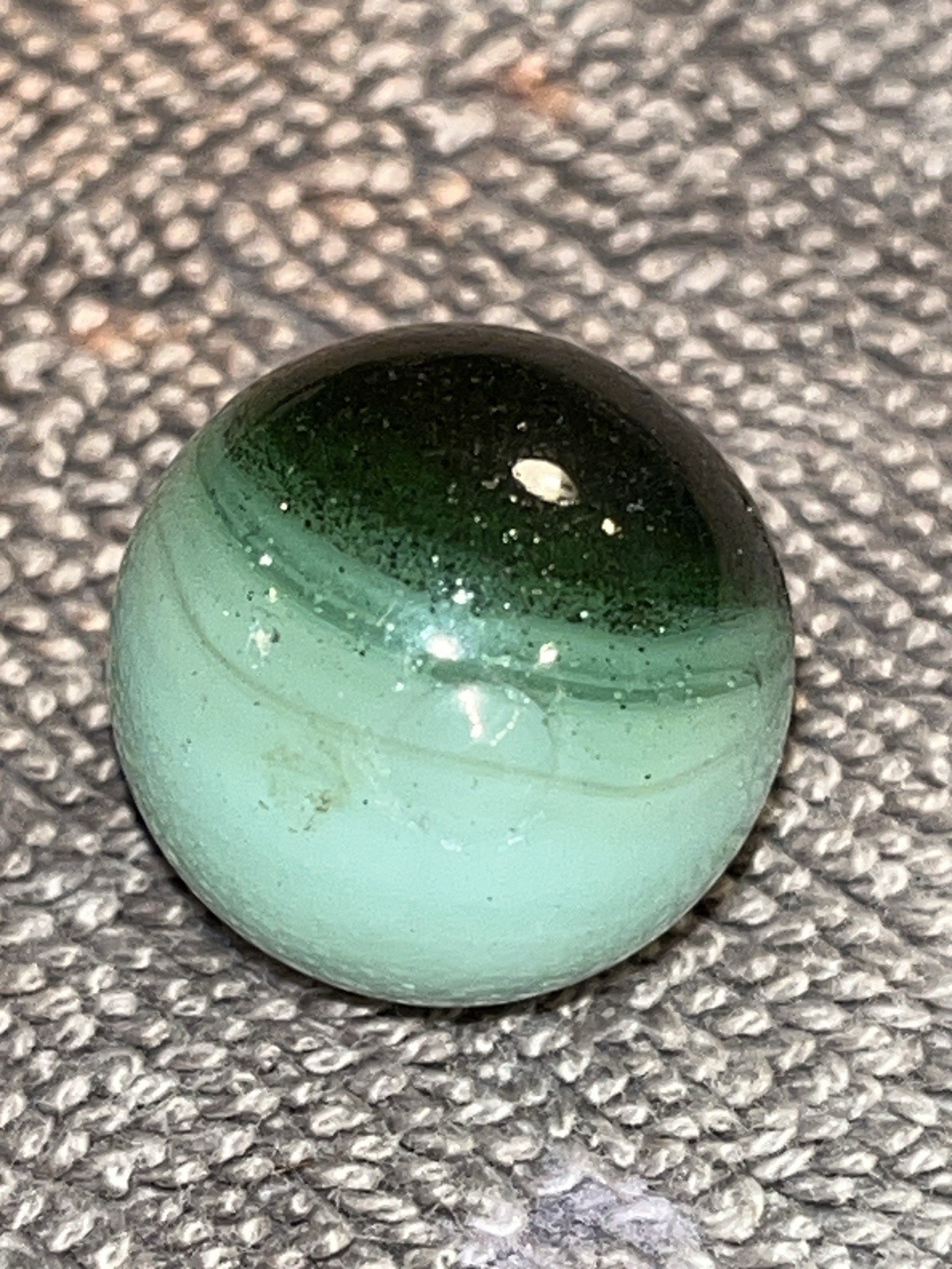 Master or Akro Crazy Aventurine Filled Patch Marble .70″ NM