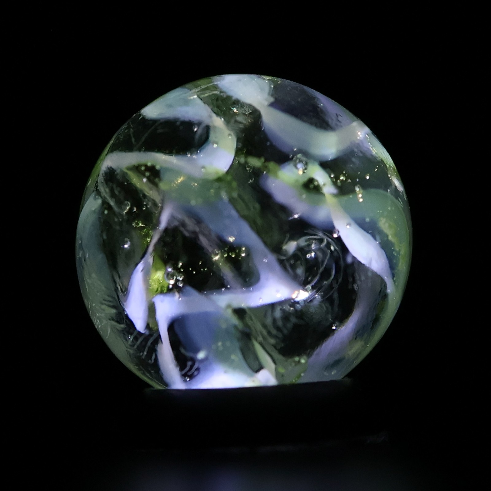 5/8″ Veiligglas Yellow translucent Marble, NM+ small cold crease