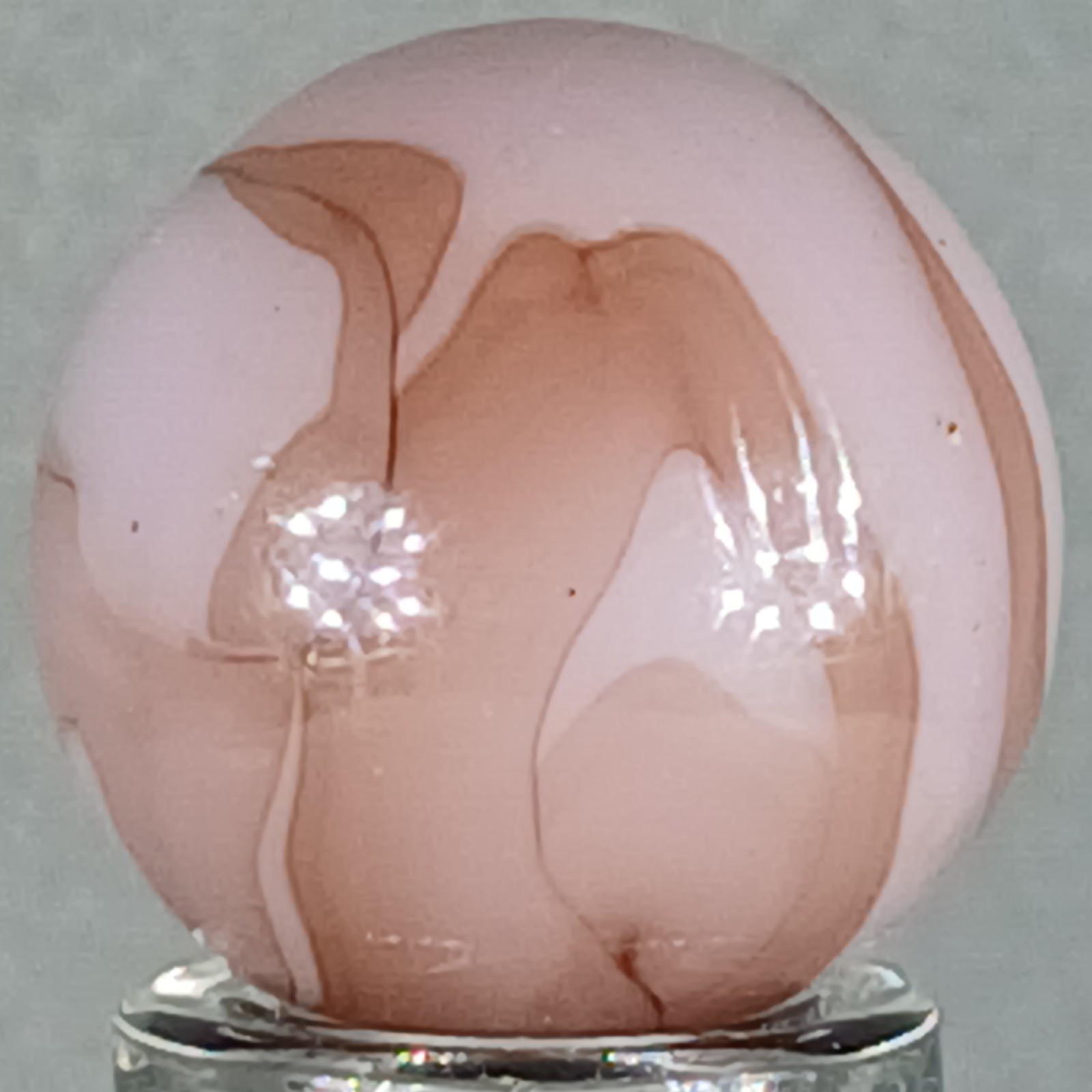Vintage Champion Swirl Marble .61 Inches Near-Mint Condition Combined Shipping