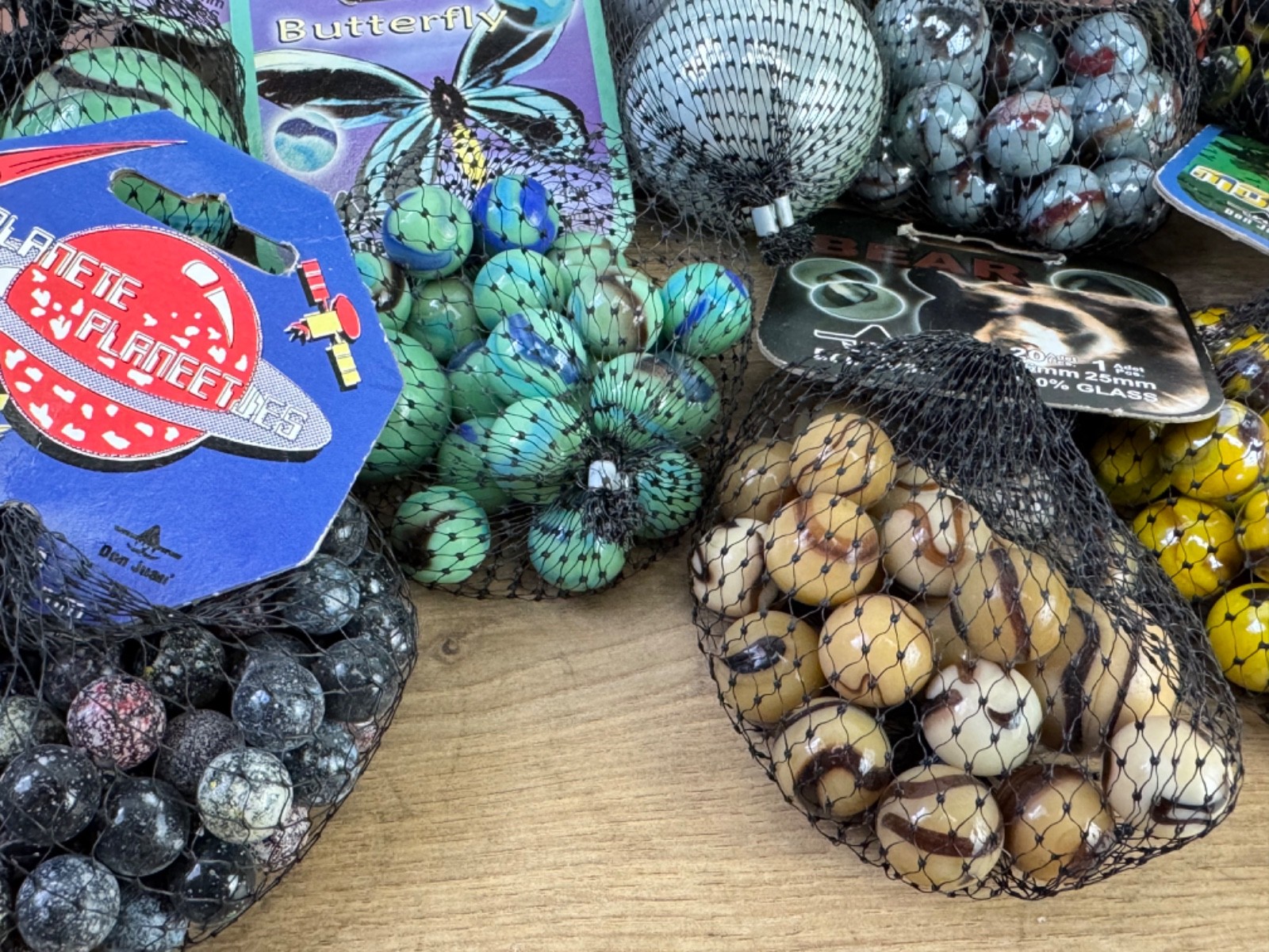 Vintage Net bags – Bear – Parrot – Sun – Morelia / Katydid – Vacor de Mexico