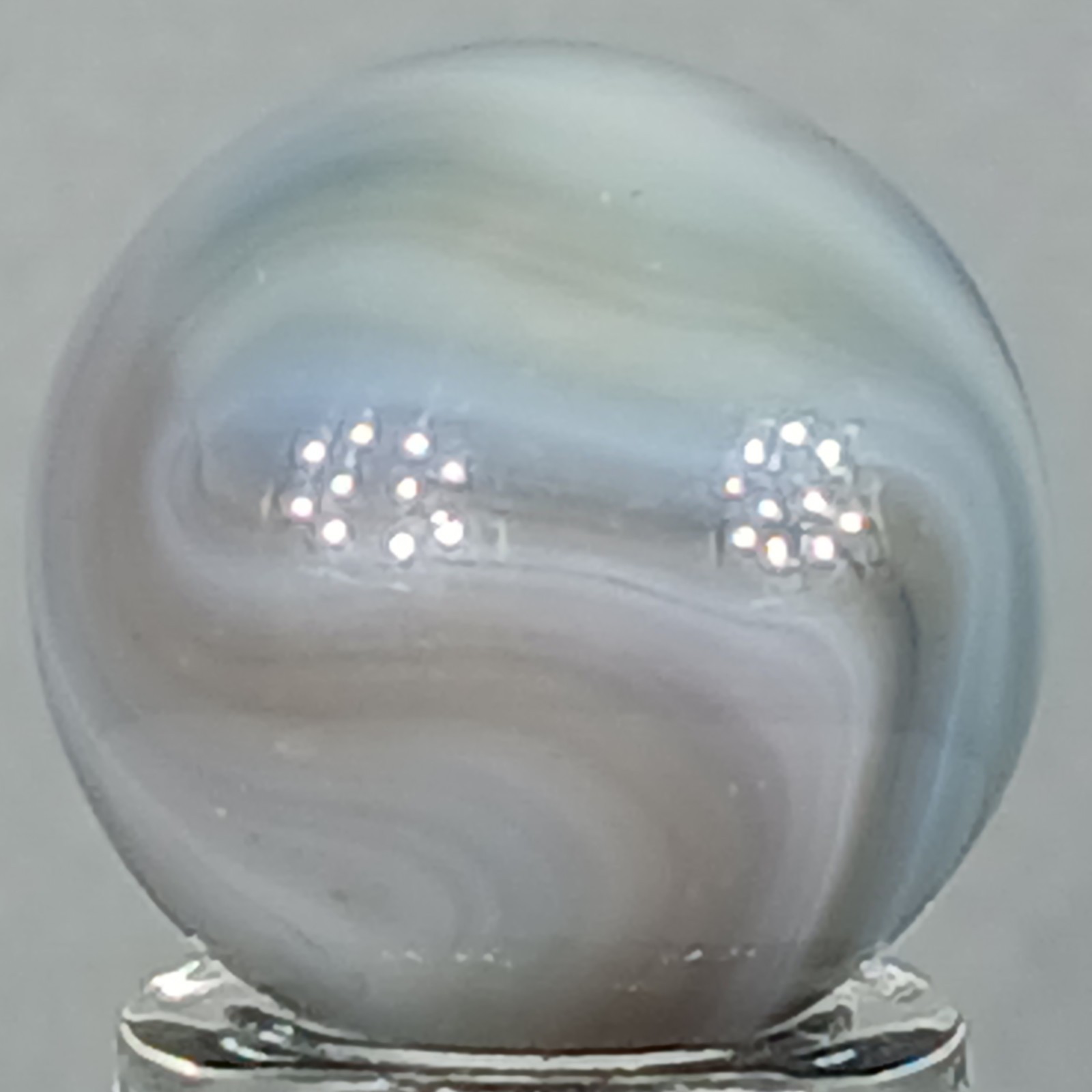 Vintage Champion Swirl Marble .59 Inches Near-Mint Condition Combined Shipping