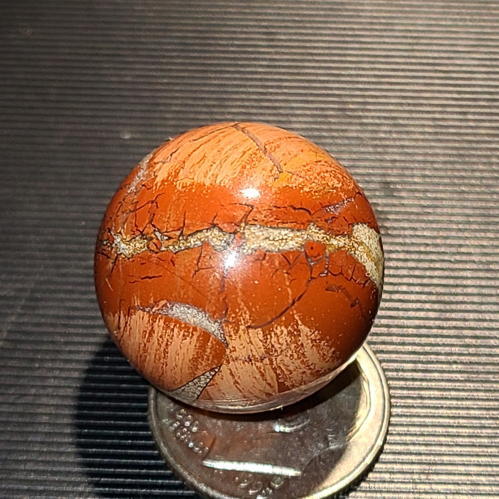 Polished Red Marble Rock