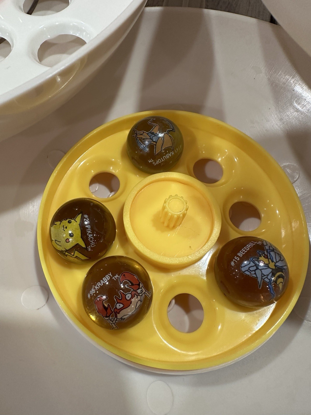 Pokemon Toy Marble Set with Poké Ball Storage Case & Character Marbles