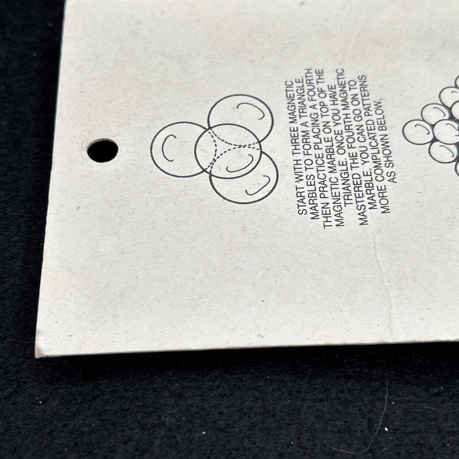 Magnetic Marbles 12 Marbles NIP NEW 1984 Dead stock Safari LTD. No Y-425
