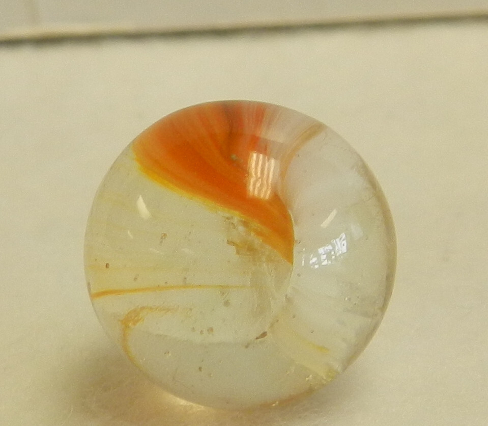 #19302m Vintage Master Marble Master Glass Marble .64 Inches Mint Minus