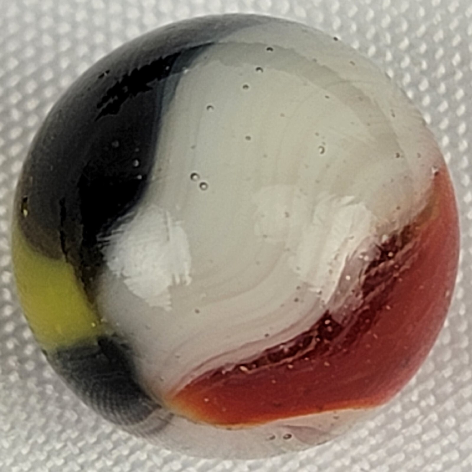 Vitro Agate Tri-Lite Elite Ribbon Patch Vintage Marble .61″ NM!