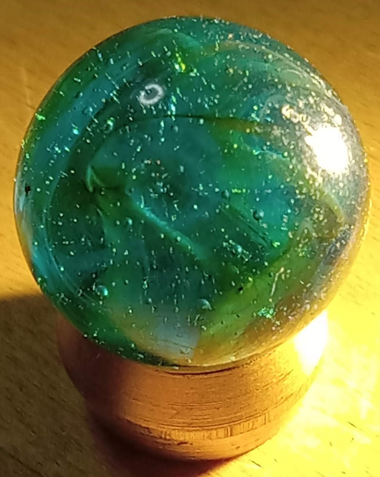 SCARCE LIMITED PRODUCTION Davis Marble Works WV Swirl Pennsboro 1947-48 DAZZLING