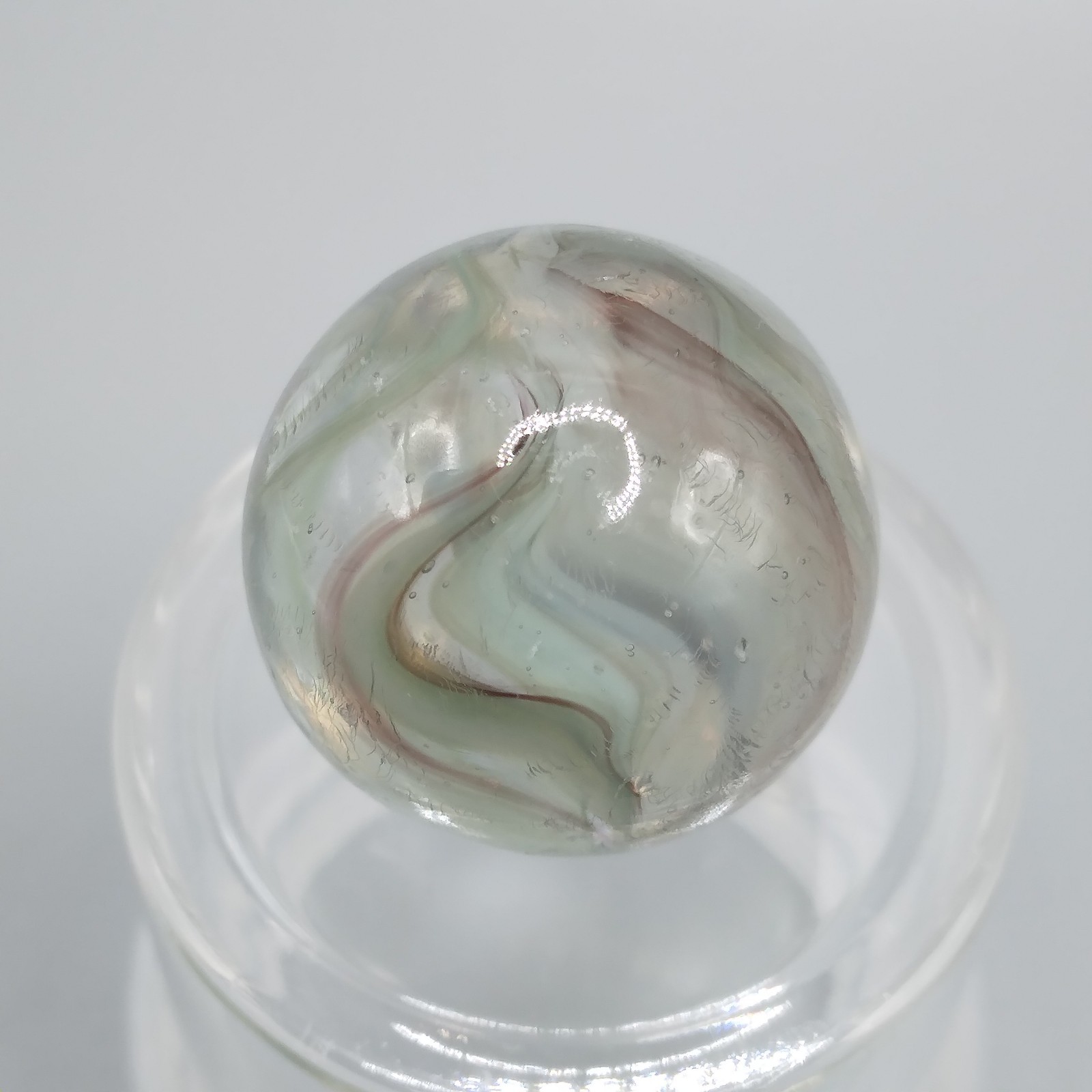 0.65″ Vintage Marble- Vitro Akro Alley Ravenswood Cat Eye Swirl- Quick List #Q30