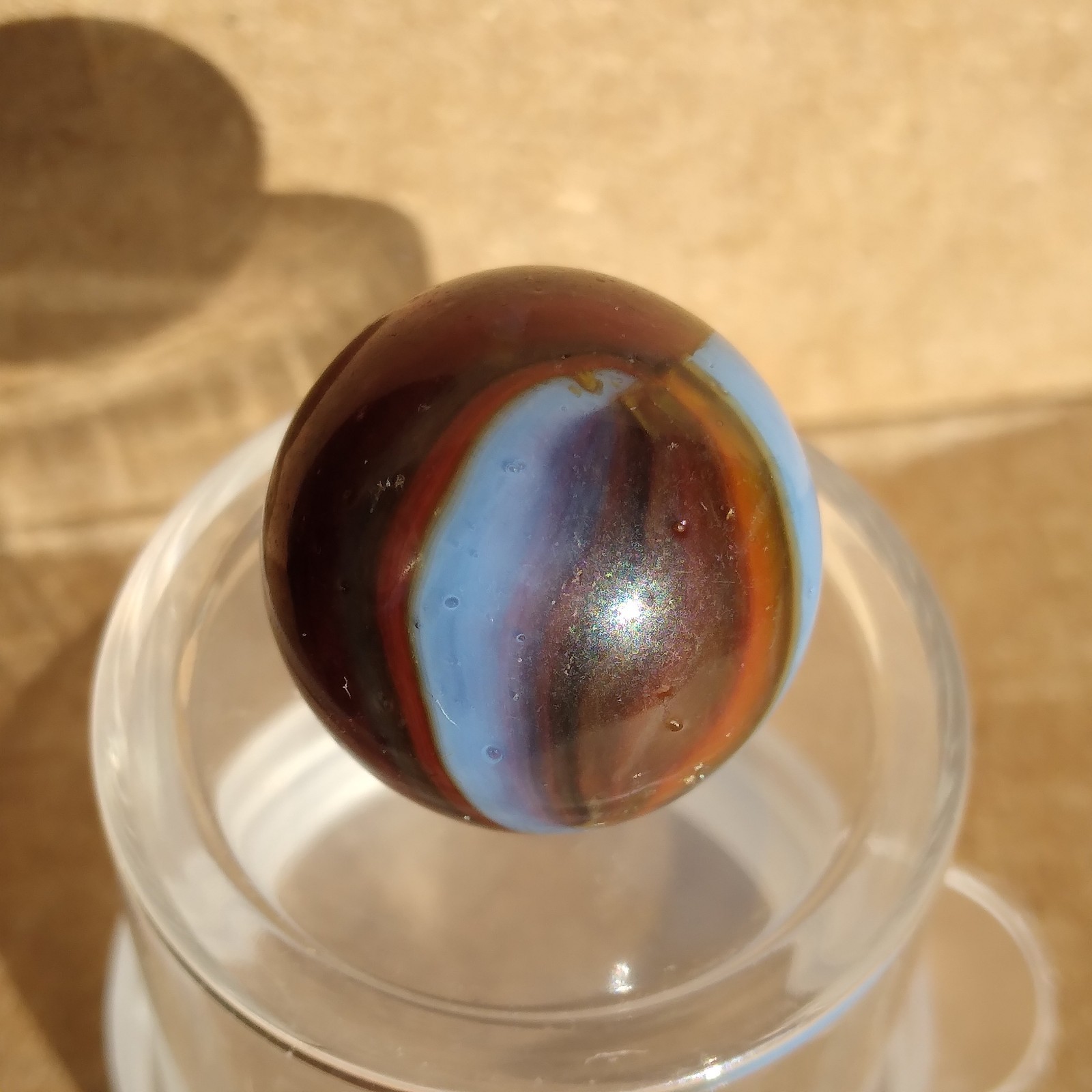 0.61″ Vintage Marble- Peltier Kokomo Vitro Akro Christensen