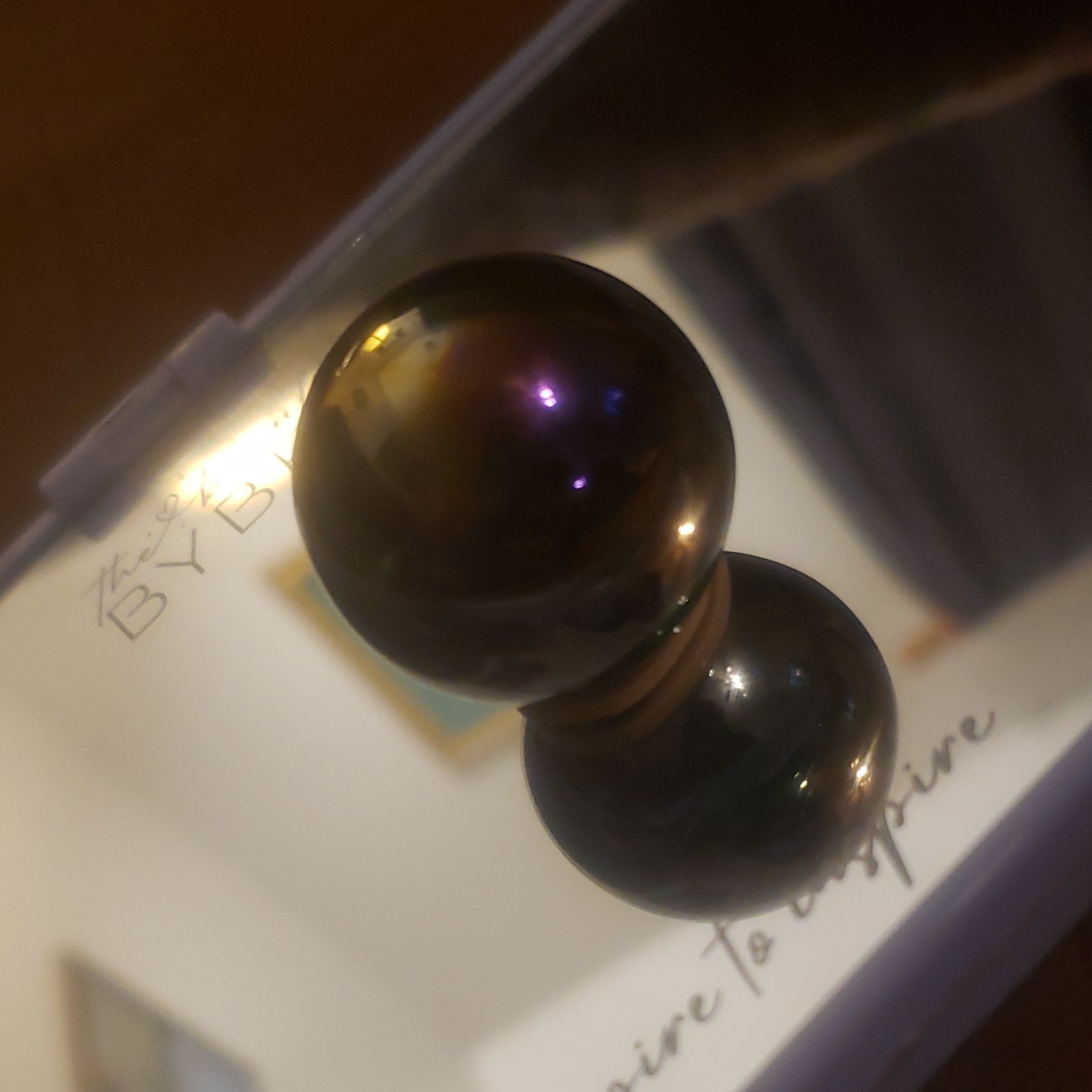 Dark Reflective big chrome marble