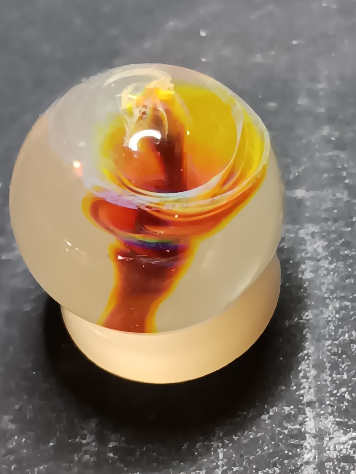 Contemporary Handmade Glass Marbles Lot, Unique Swirl & Intricate Designs