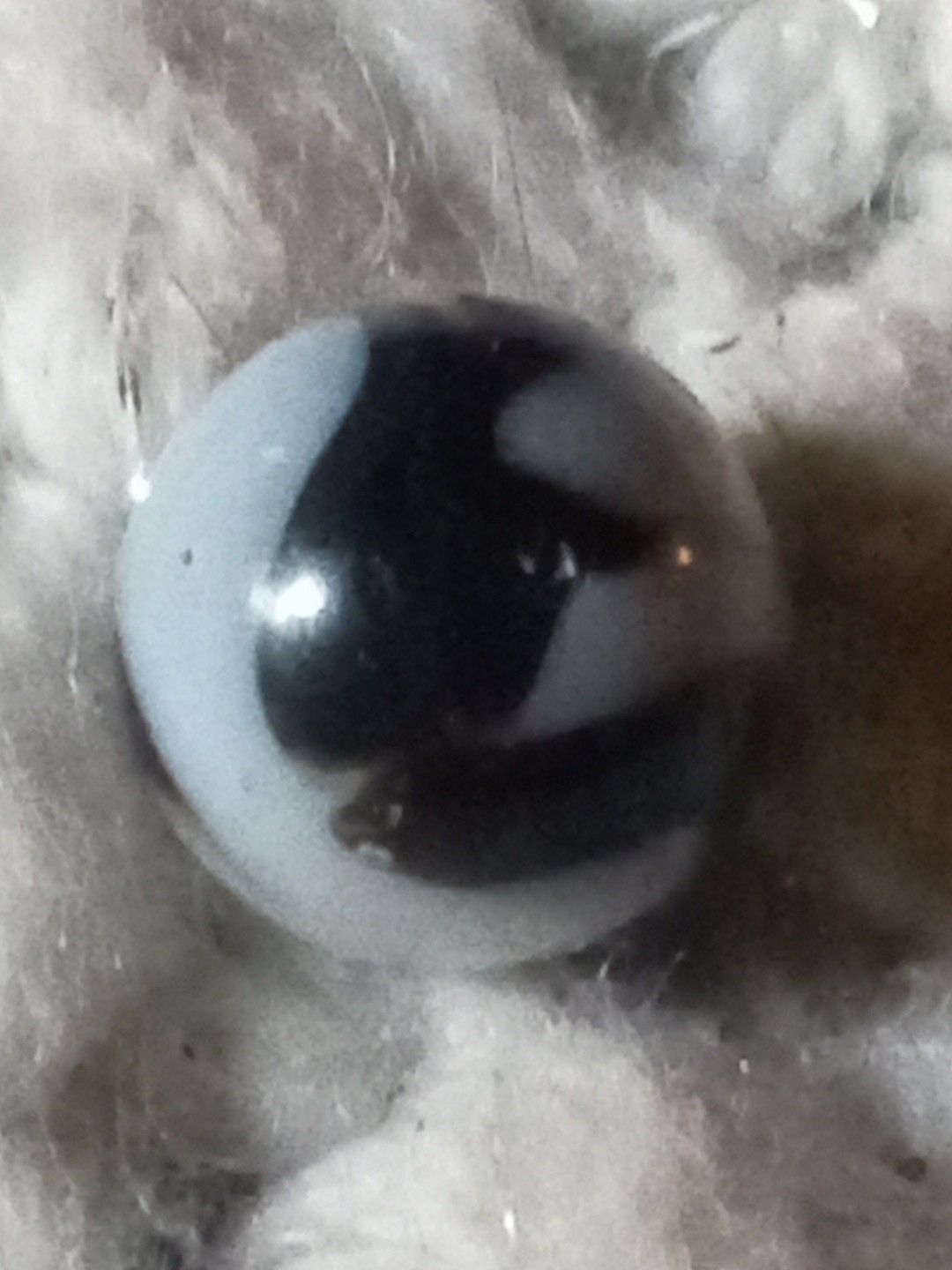 Vintage Swirl Glass Marble (Alien)