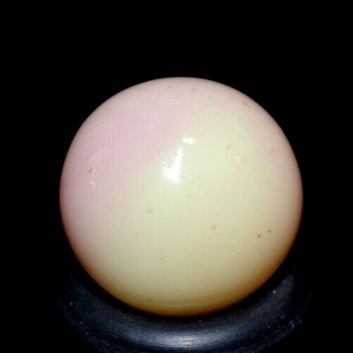 GLASS MARBLE/.594″-CRAZY BRIGHT BLACKLIGHT-PINK,CREAM URANIUM/WORLDWIDE SHIPPING