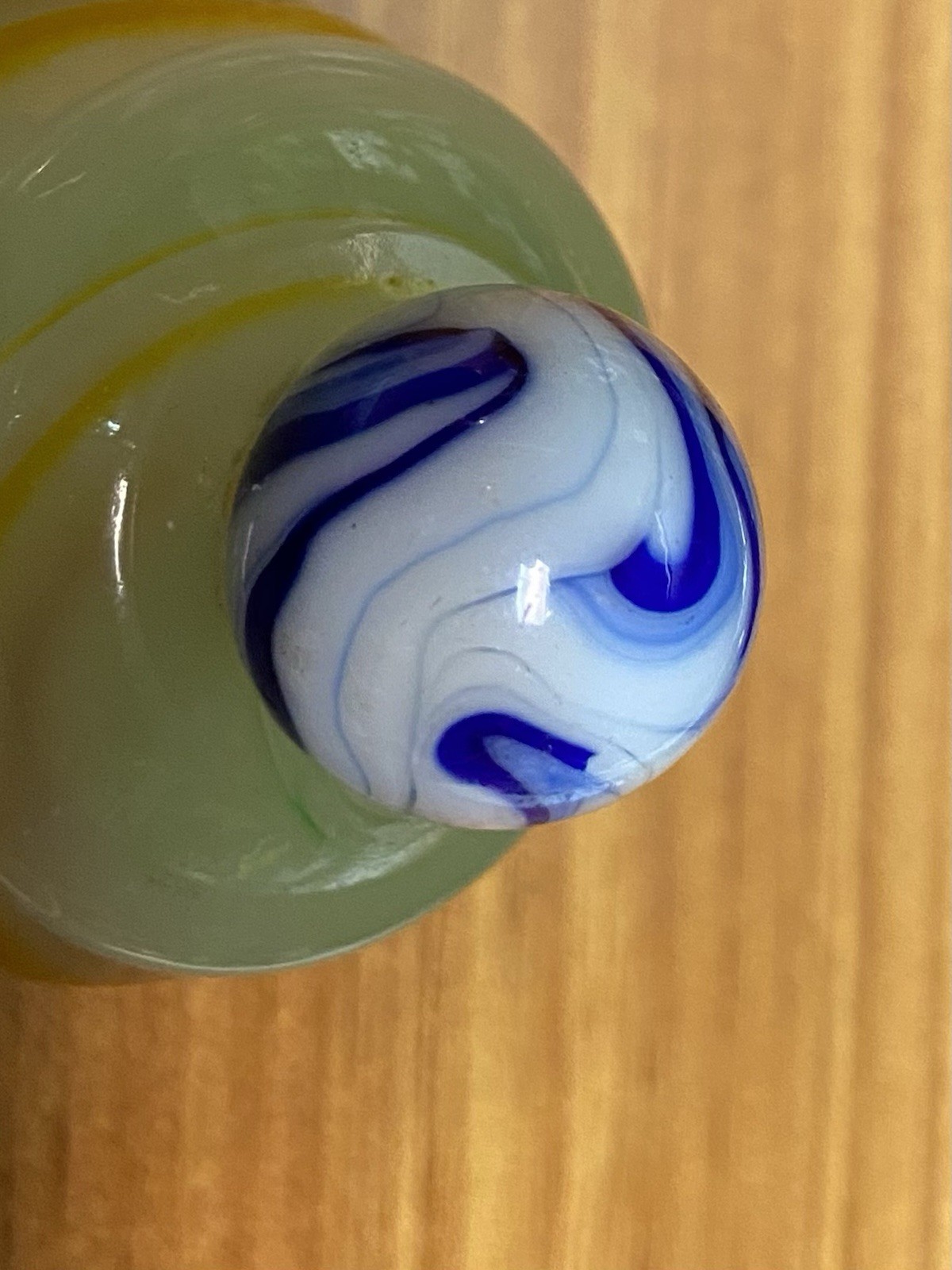 Beautiful Big Alley Inkie Marble Mint 7/8”(.875”) A Real Keeper