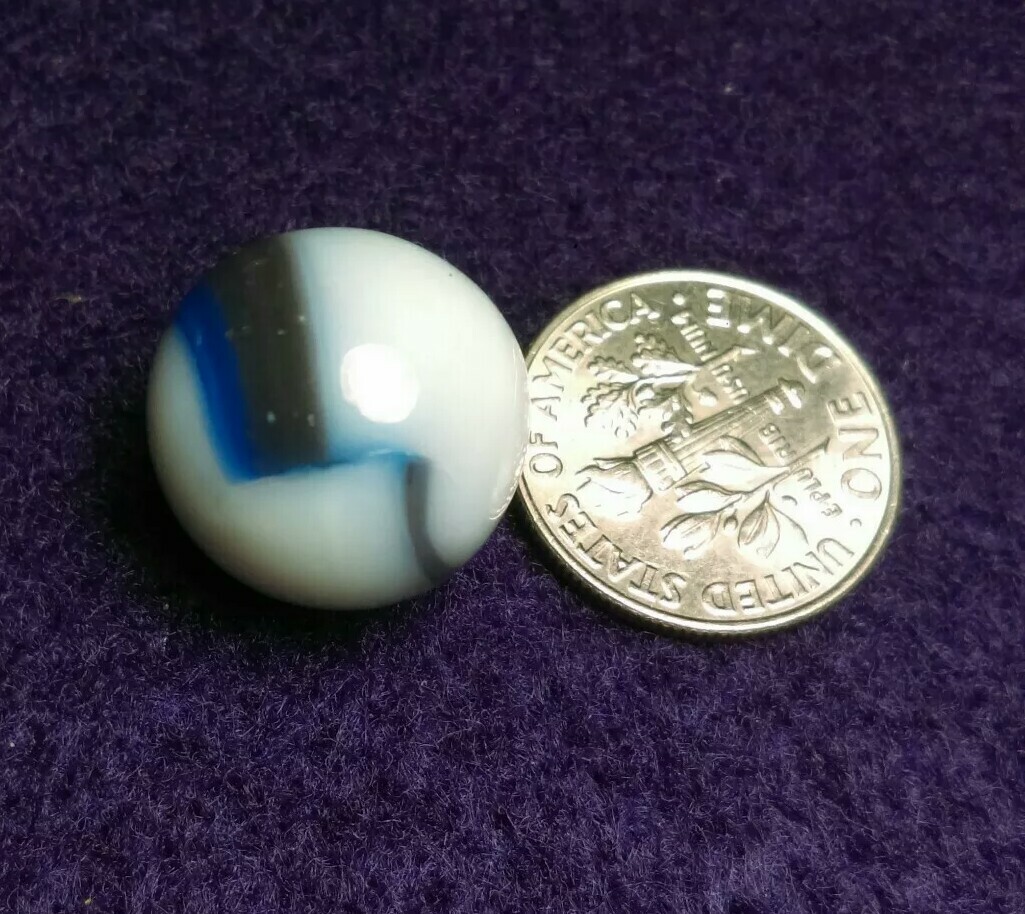 Blue Blood SUNBURST WASP Tri Color Hybrid MK Old Toys Vintage MASTER Marbles