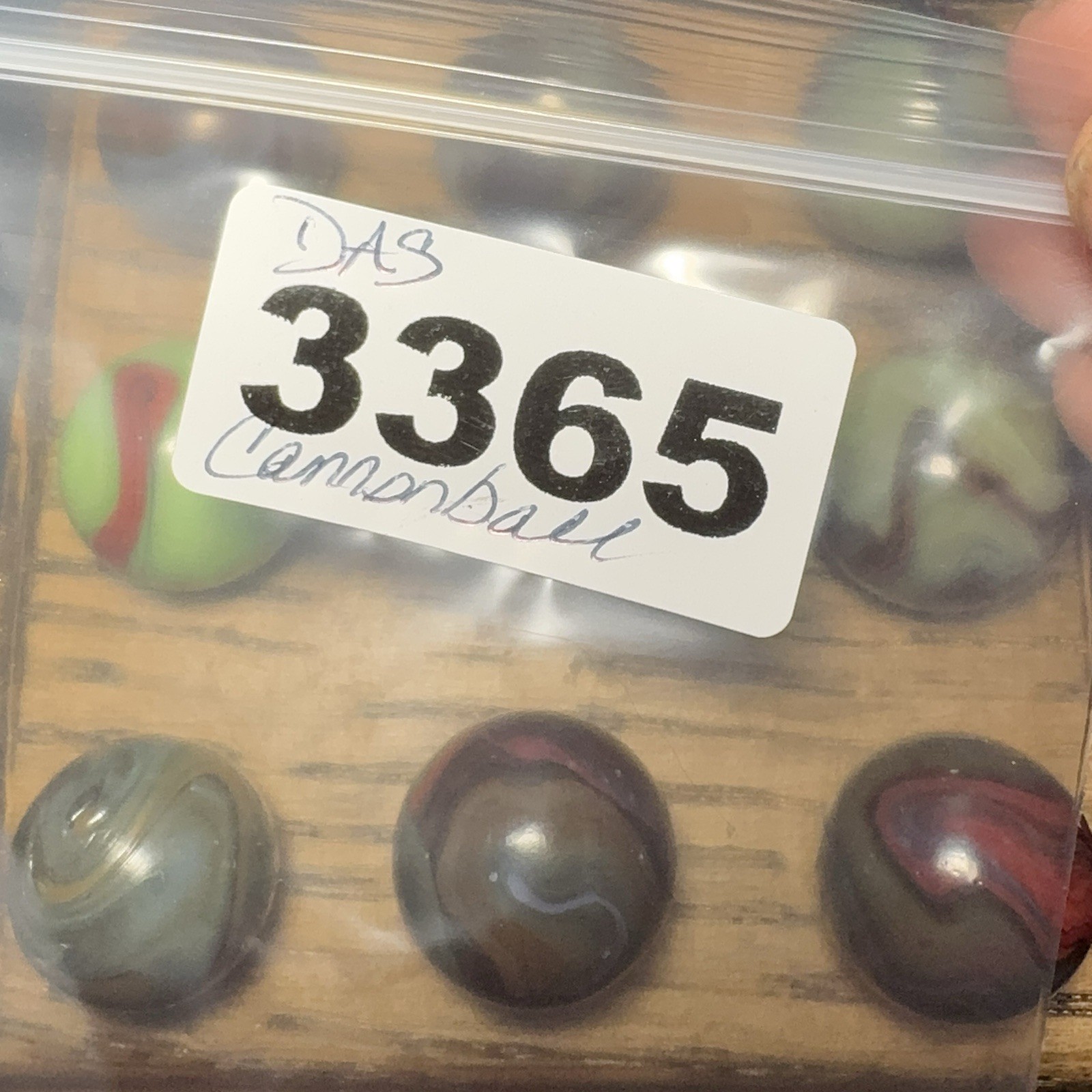 9-DAS Cannonball Run Marbles Size Vary (3365)