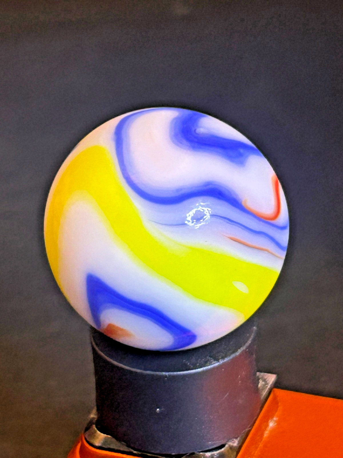 Christensen Agate CAC Swirl Marble Multi-Color Ribbons UV+ .96″ Sh24