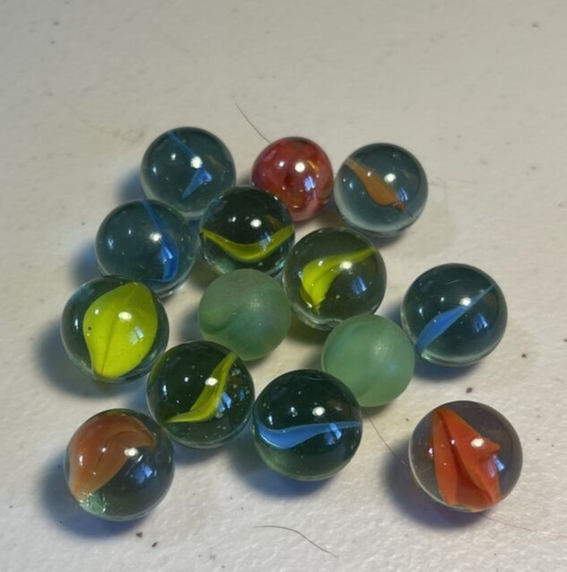 Vintage Marble Lot – 39 Count – Small Medium And Large – Make offer – Free Ship