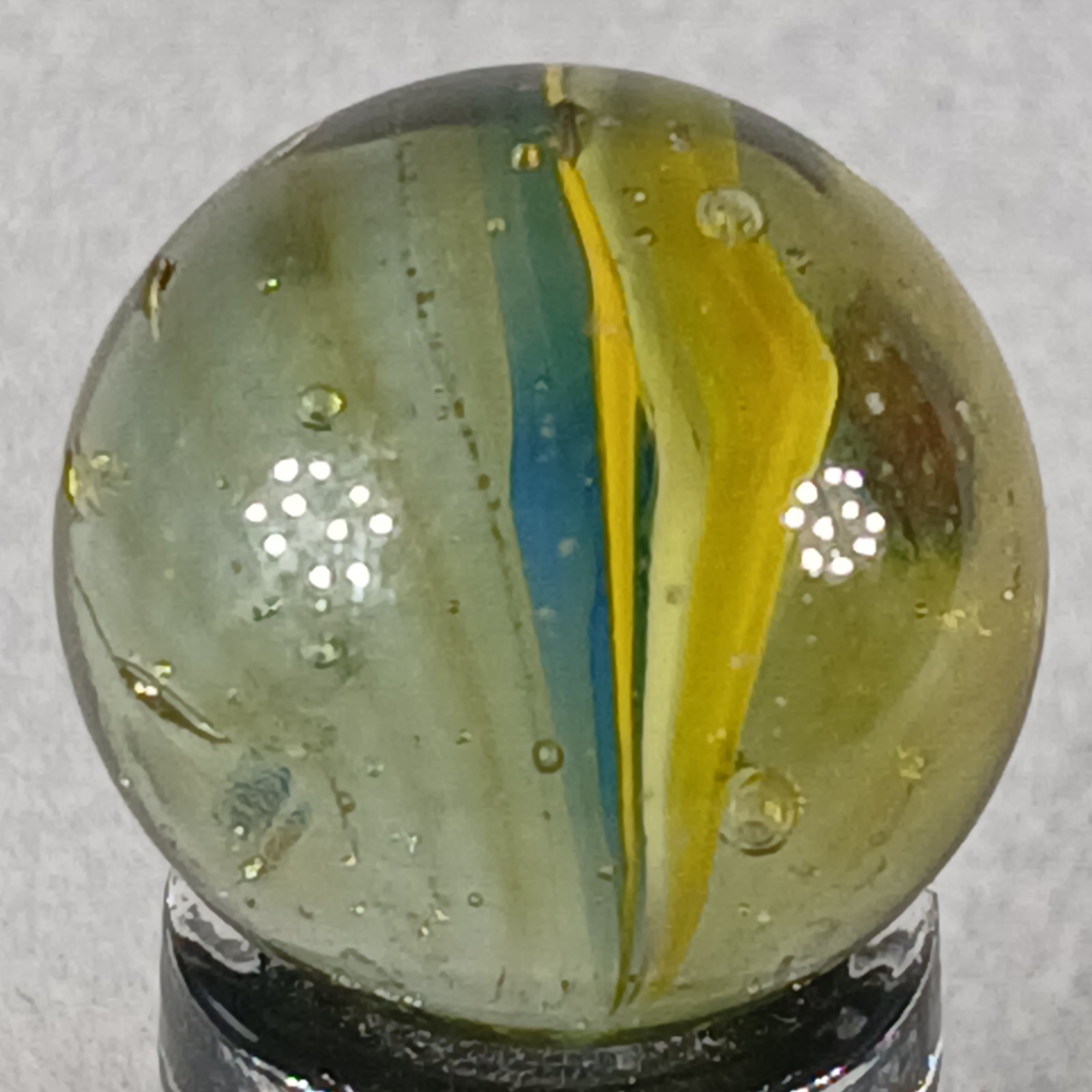 Vintage Imported Cat’s Eye Marble .60 Inches Near-Mint Condition