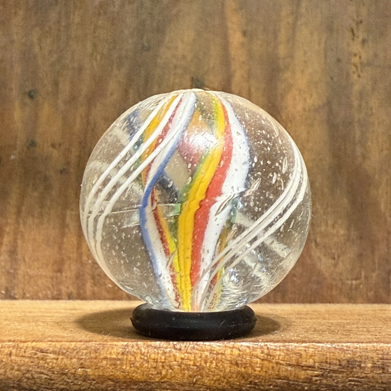 Antique German Handmade Divided Core Marble 23/32” Mint | (191)