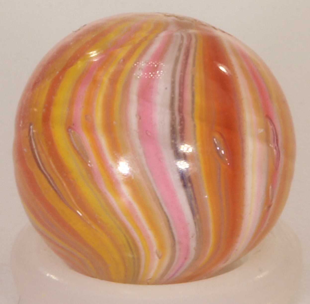 Antique German Joseph Coat Pee Wee Marble 7/16″+ Mint-