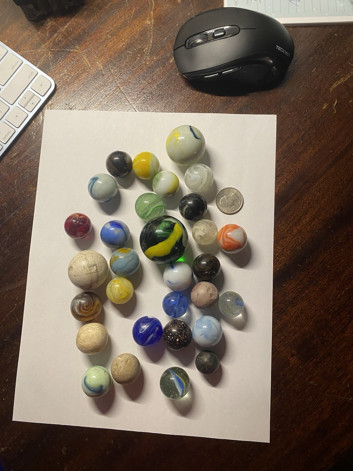 Mixture Of Marbles Most Are Old