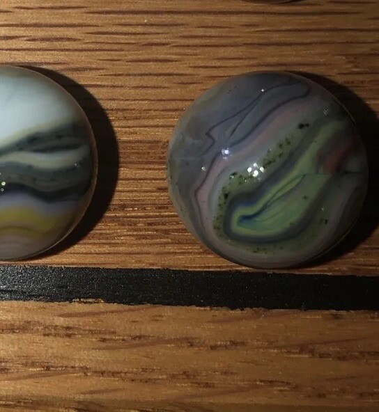DAS Jabo West Virginia Swirl White Pink Blue Green Aventurine Marble GGV Row 5-3