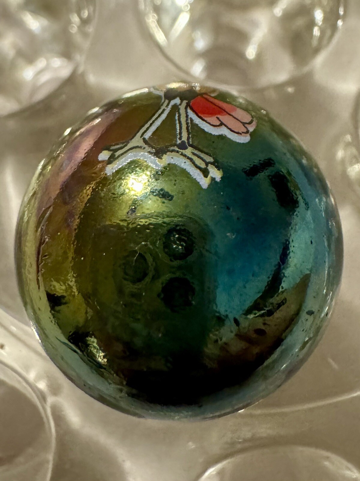 VINTAGE Pokémon Pokemon Holographic MARBLE #85 DODRIO GLASS Toy Biz COLLECTIBLE
