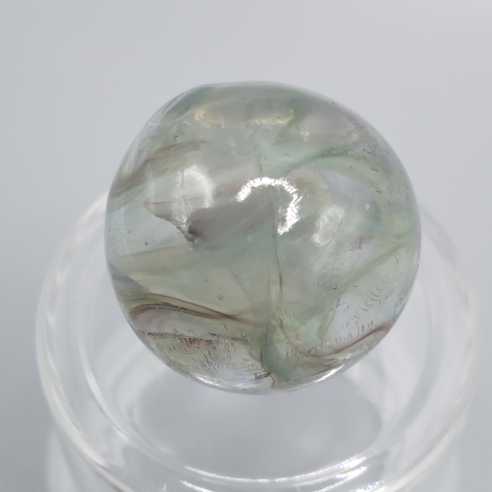 0.65″ Vintage Marble- Vitro Akro Alley Ravenswood Cat Eye Swirl- Quick List #Q30