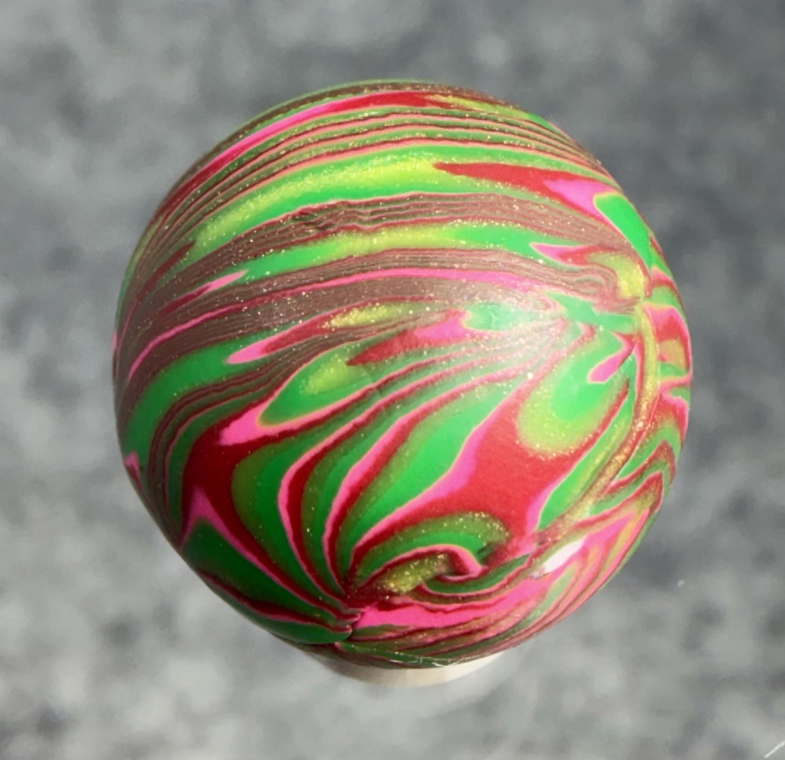 Handmade Marble – Electric Fantasy Flaming Dragon