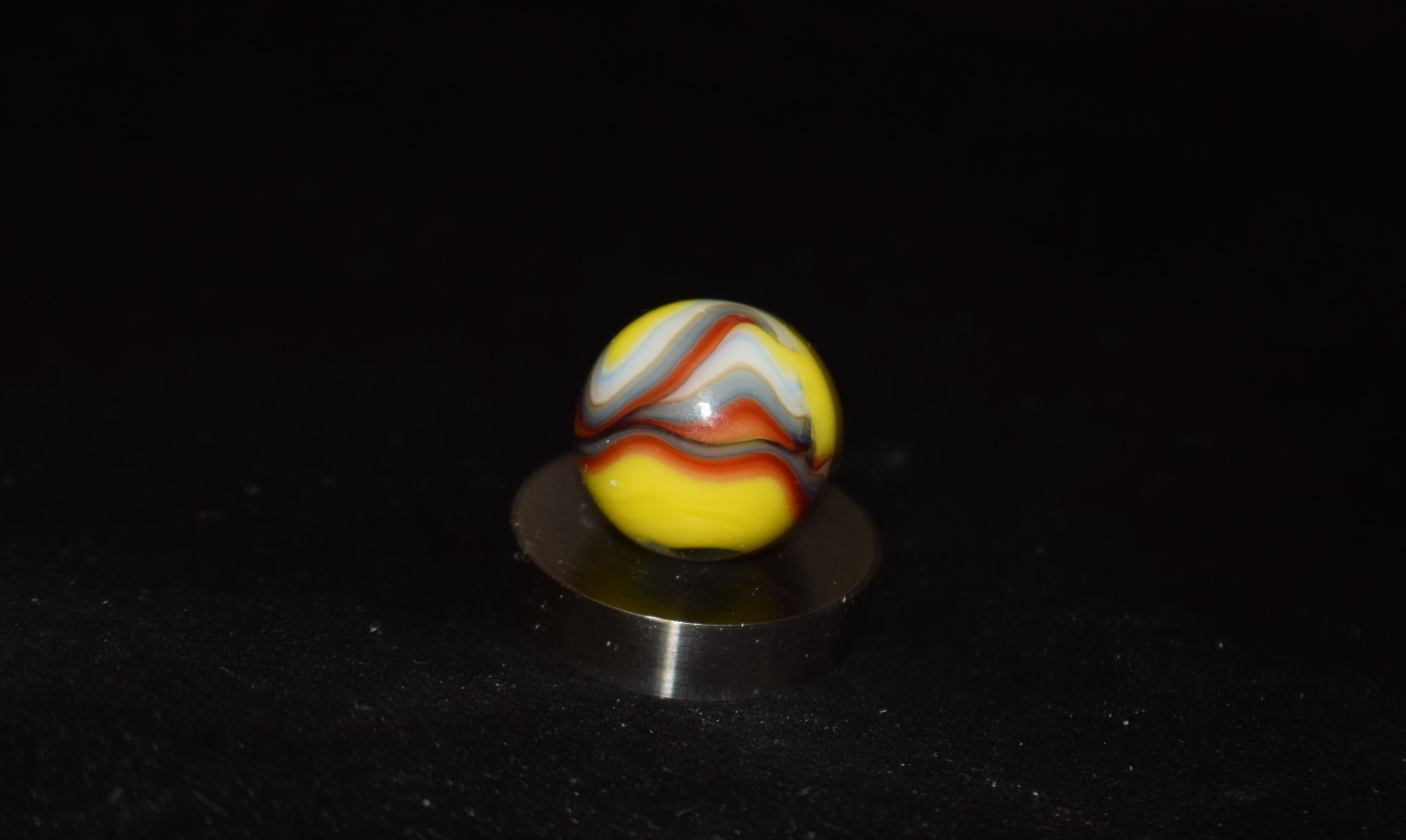 🐦➖⏩JABO West Virgina Marble Collectors Club Run Marble Size .718″=23/32″ Mint