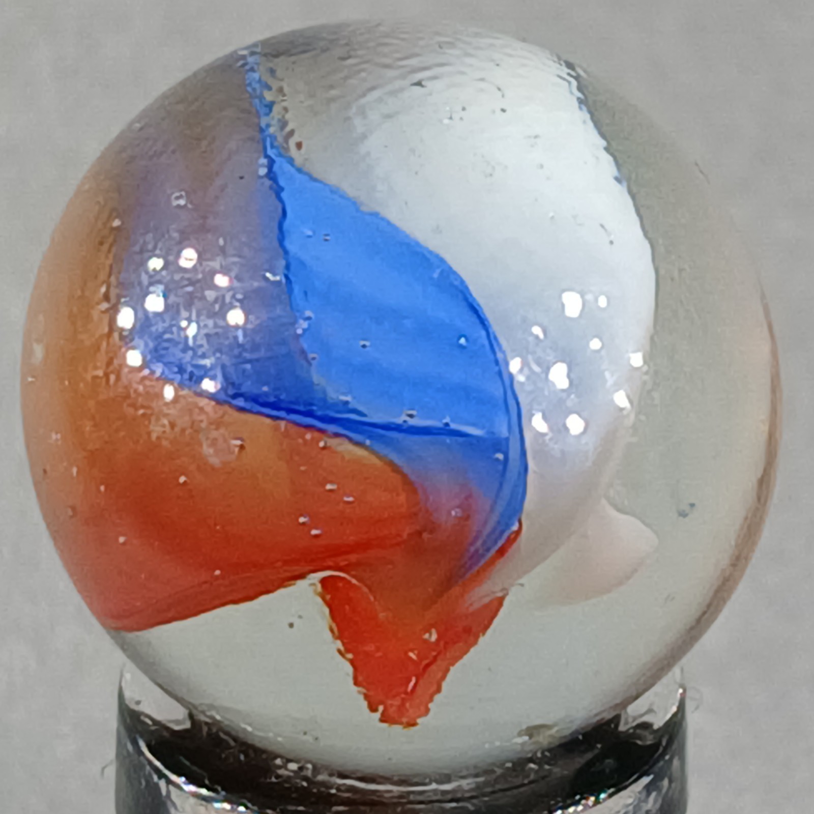 Vintage Imported Cat’s Eye Marble .60 Inches Near-Mint Condition