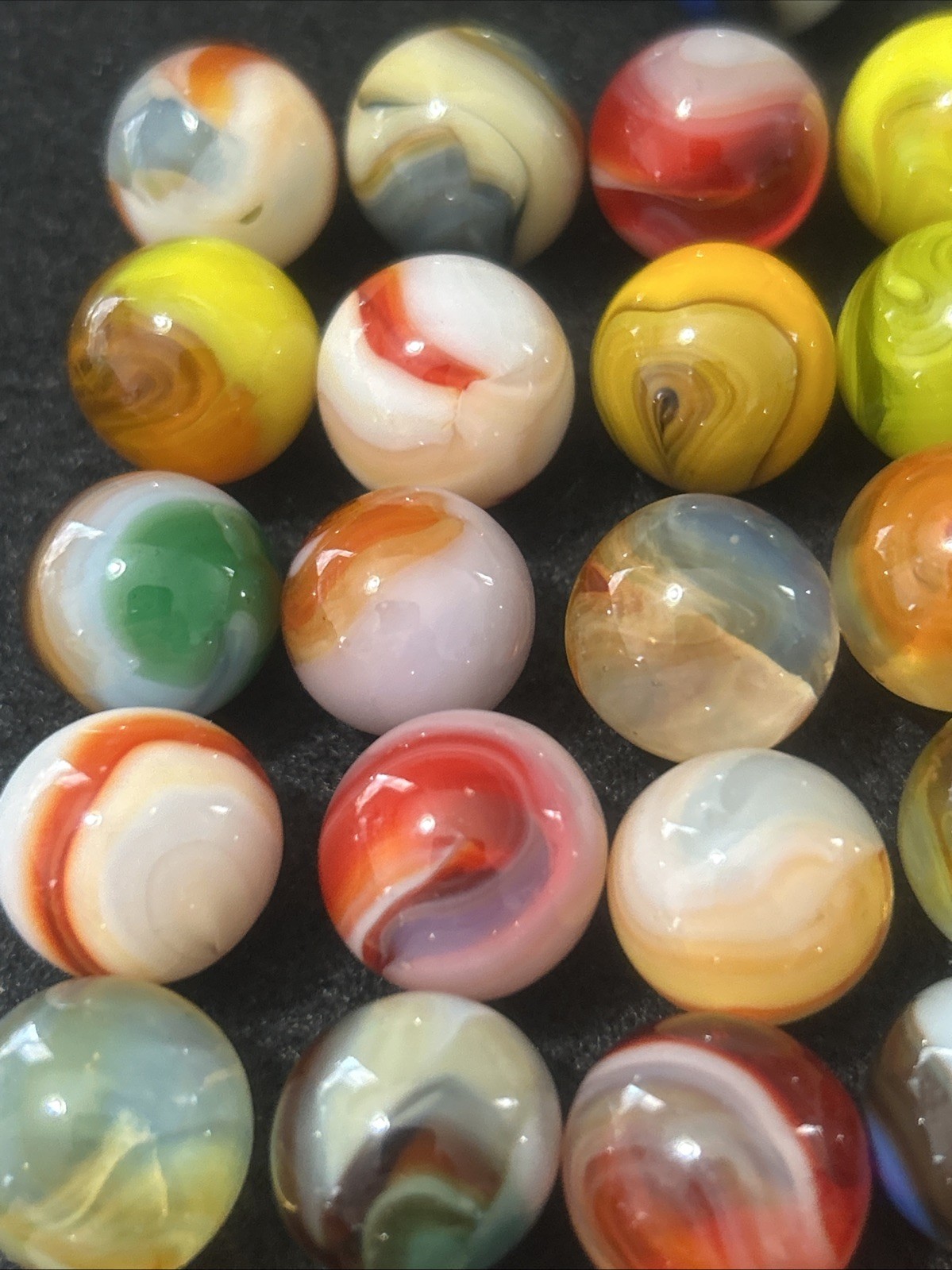 Lot of 50+ JABO, Inc. Classic Vintage Marbles c. 2000-2008 5/8″+/- /NM+/M Look!
