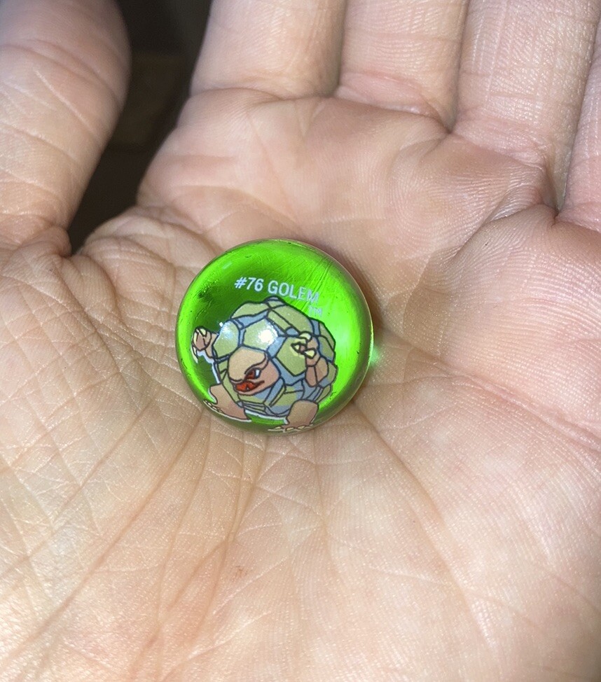 Pokémon Marble – #76 – GOLEM – 2000s ULTRA RARE POKEMON TOY WOTC Nintendo HTF