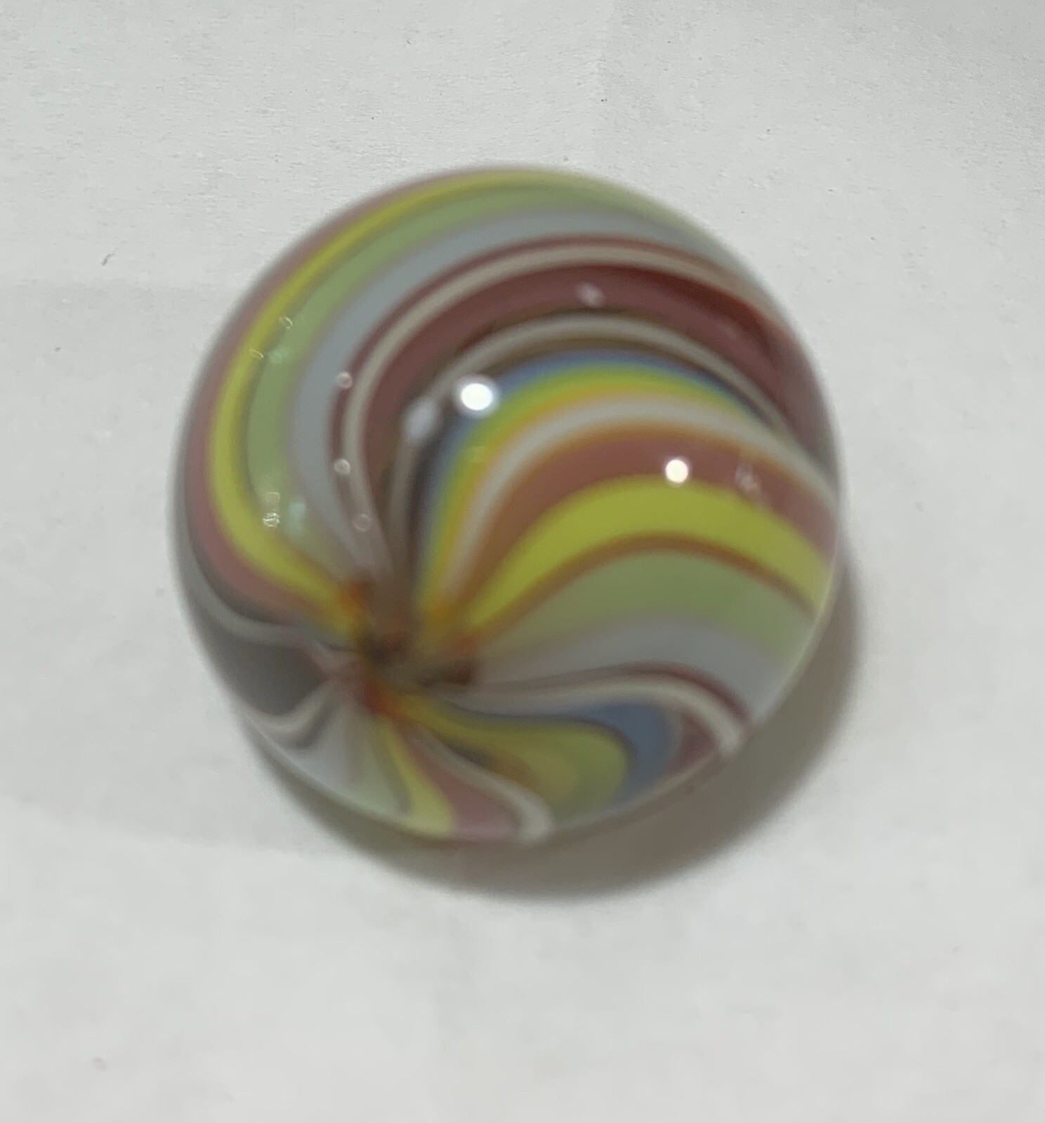 Rare JODY FINE HANDMADE GLASS MARBLE 7/8 “ Lamp work. #6