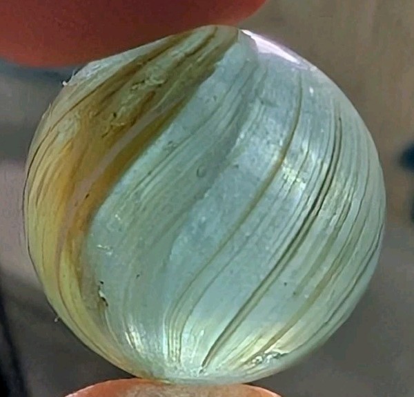 5/8″ Rare 360 Degree Transparent Indian German Handmade Marbles , MM/M