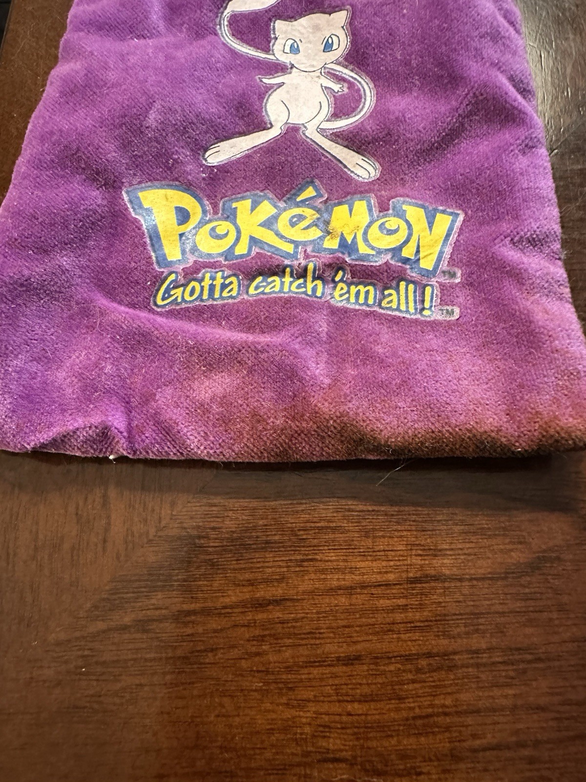 MEW! Gen 1 Vintage Pokemon Marbles Bag (ToyBiz, 2000) 10 Marbles w/ Mew Pouch