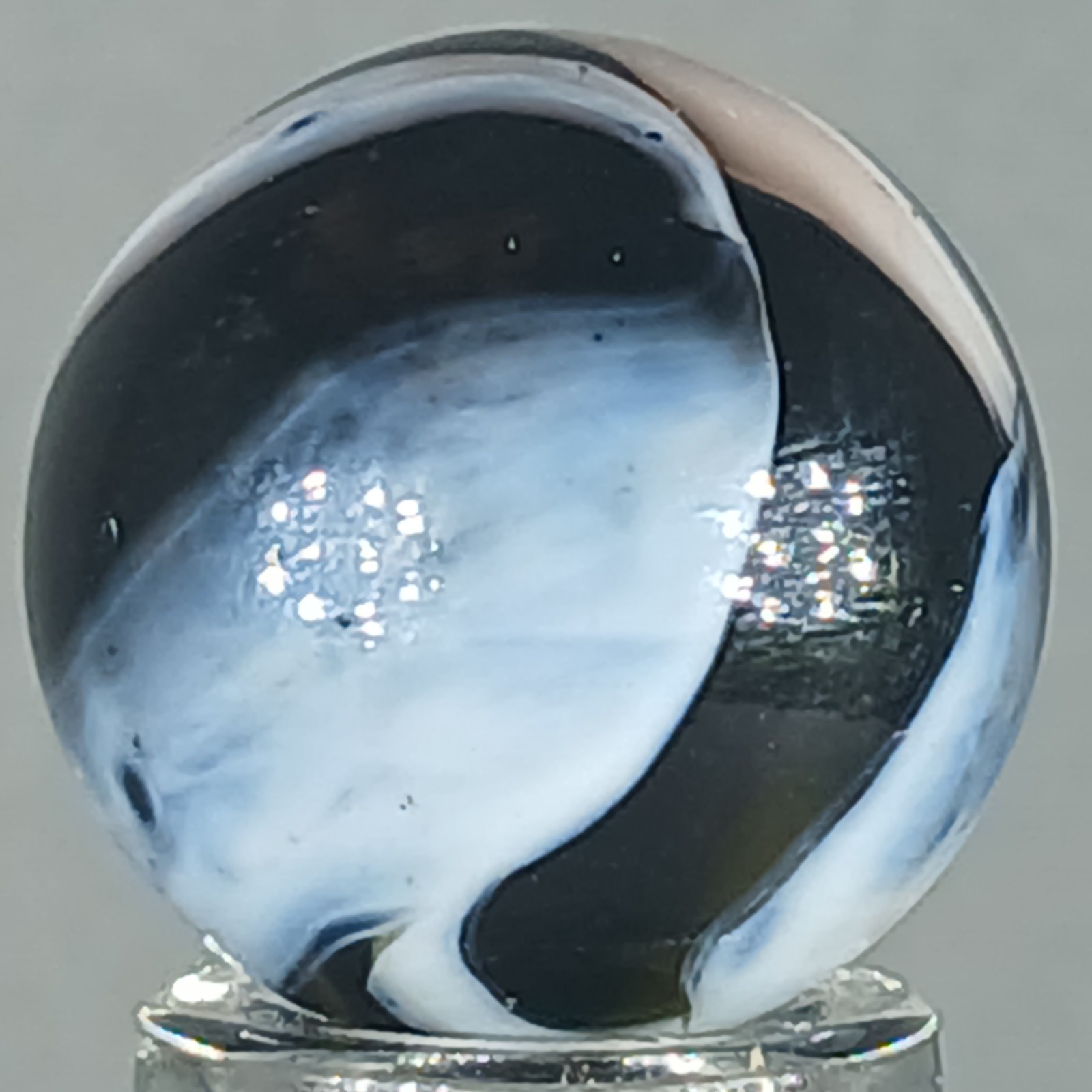 Vacor Zebra Marble .63 Inches Mint Condition Combined Shipping