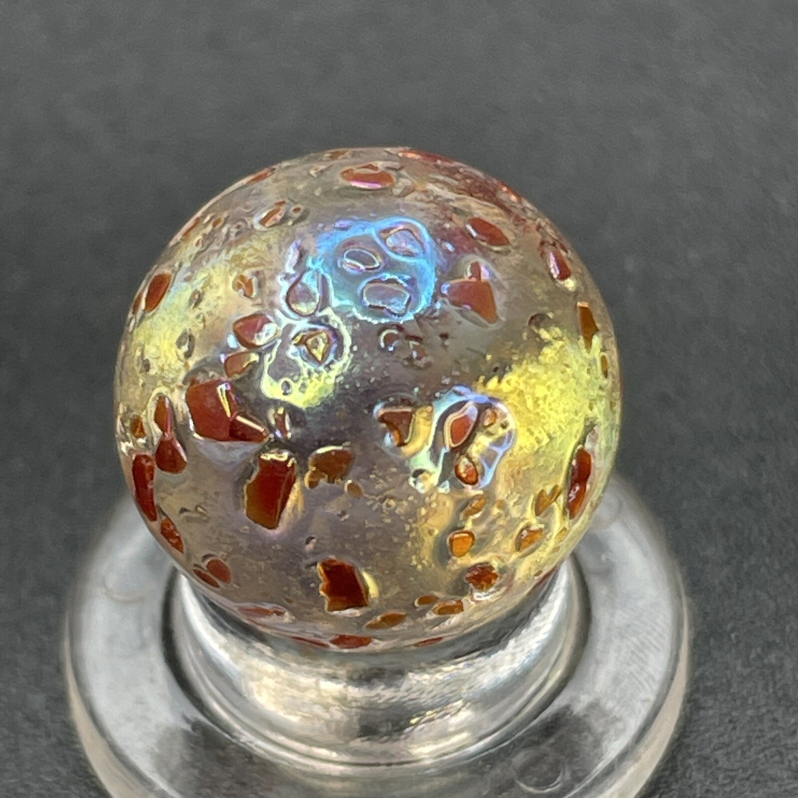 Vacor Confetti Marble Red Flake Confetti Marble 0.551”