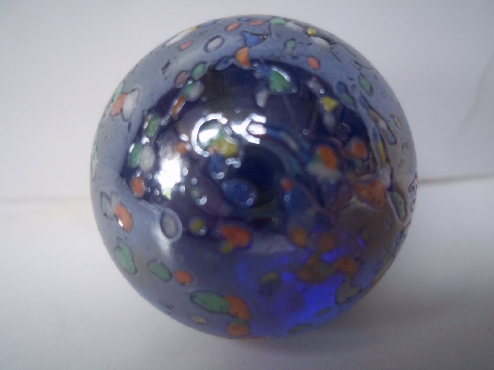 HUGE 1.15″ RARE VACOR MULTI COLOR DESTROYER MARBLE!!