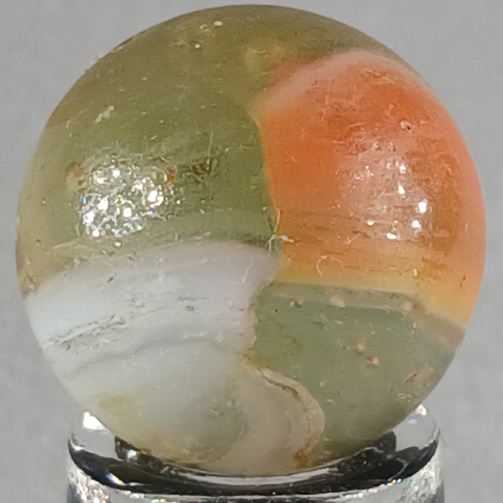 Vintage Vitro Conqueror Marble .61 Inches Near-Mint Condition Combined Shipping