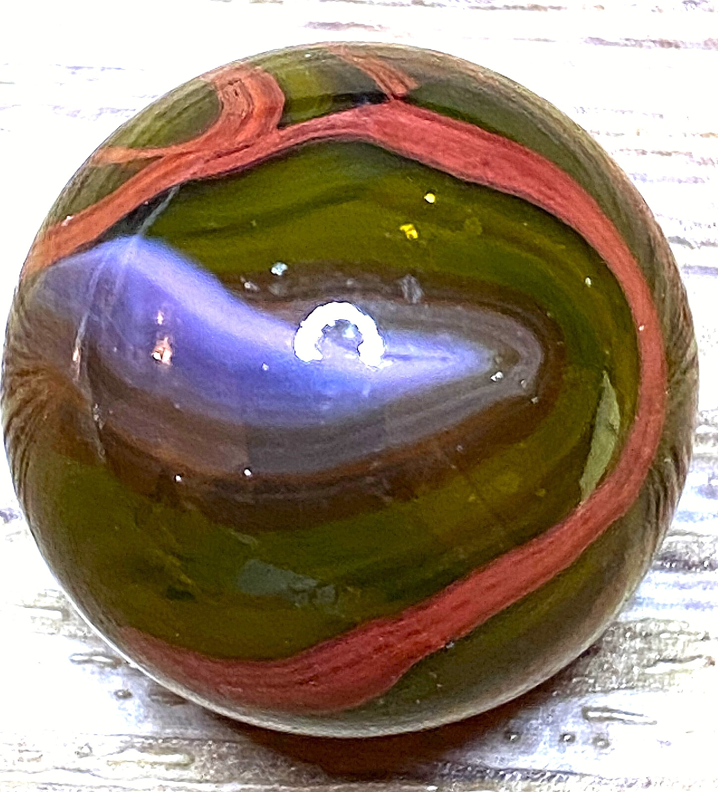 WV/DAS/SAMMY’S/JABO AMAZING COLORS LAVENDER & OXBLOOD SWIRLED SHOOTER .73″ M190