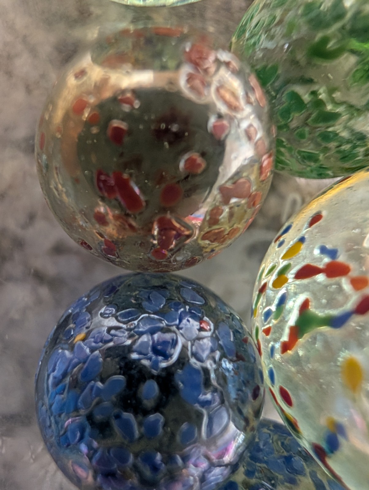 Asteroid Marble Bags 230 Regular Size And 6 Large Marbles
